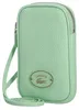 LACOSTE Leder Handytasche Origin Croc Phone Holder Ash mint Produktbild-Vorschau 6