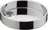 A shiny, round soap dish with a holder for a bar of soap. Anteprima dell’immagine prodotto