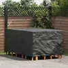 Housse de protection pour meuble vidaXL, noir uni, 143 x Voir les images du produit 2