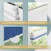 A collage of four close-up images showcasing different features of a pleated blind. Produktbild-Vorschau
