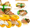 Inlineskates Kinder, Größenverstellbare Rollschuhe mit Produktbild-Vorschau 2