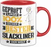 Slackliner Geschenk Lustiger Spruch für Slackliner Produktbild-Vorschau 1
