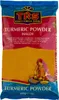 A bag of TRS Turmeric Powder with an illustration of a woman grinding spices. Produktbild-Vorschau