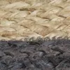 vidaXL Teppich Handgefertigt Jute mit Dunkelgrauem Rand 90 Produktbild-Vorschau 6