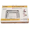 3er Set Ofenblech Backblech Edelstahlblech Edelstahl Produktbild-Vorschau 4