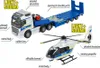 Majorette|Simba FH-16 Police Truck + Helicopter Produktbild-Vorschau 5