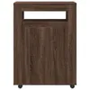 Badschrank Schmal mit Rollen Eichen-Optik Holzwerkstoff, Produktbild-Vorschau 4