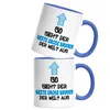 So sieht der beste Große Bruder der Welt aus Tasse Blau Produktbild-Vorschau 2