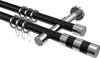 Interdeco Gardinenstange / Vorhangstange Schwarz / Chrom, Produktbild-Vorschau 1