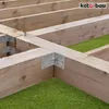 KOTARBAU® 50 Pezzi Conectores En Ángulo - Acero Galvanizado Vista previa de la imagen del producto 6