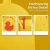 2 Stück Magnetischer Mini Enten Briefkasten Deko Kunststoff Produktbild-Vorschau 4