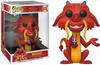 A Funko Pop! vinyl figure of Mushu from Disney's Mulan, shown both in its packaging and outside of it. Podgląd zdjęcia produktu
