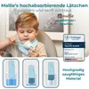 Mallie® Musselin Lätzchen Baby im 6er Set | Als Bibs, Produktbild-Vorschau 2