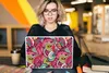 MuchoWow® Laptop Aufkleber Sticker Cover Blumen - Blätter - Produktbild-Vorschau 5