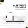 Glas-Fliesenprofil Edelstahl Klemmprofil Wandprofil V2A 2m Produktbild-Vorschau 4