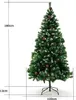 CASARIA® Weihnachtsbaum künstlich 180 cm Schnee-Optik und Produktbild-Vorschau 15