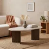 CALICOSY - Table basse ovale L119 cm - IRIS Voir les images du produit 2
