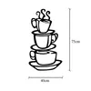 Wallity, Coffee, Wanddeko, Schwarz, Metall, 40 x 75 cm Produktbild-Vorschau 5