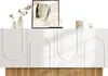 Komoda – 160 x 75 x 38 cm, matowa – 4 drzwiczki i relief w Podgląd zdjęcia produktu 1