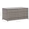 vidaXL Záhradný box z polyratanu 100x50x50 cm sivý - Náhľad obrázku produktu 10