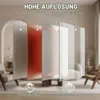 Wandspiegel 50 x 70 cm Weiß Hängespiegel Dekorativ HOMCOM Produktbild-Vorschau 12