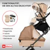 BabyLux® Kinderwagen 3in1 Set ROSSO, Schwarz Faltbar Leicht Produktbild-Vorschau 11