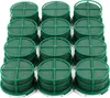 Nass Steckschaum Rund 5x4cm mit Klebepad 12er Set Produktbild-Vorschau