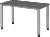 bümö Schreibtisch Serie-Q (Mini) - Gestell: Silber, Größe:  Produktbild-Vorschau 1