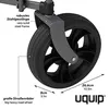 Uquip Holly Holly XXL Bollerwagen faltbar Transportwagen Produktbild-Vorschau 3