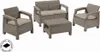Keter Corfu Lounge Gartenmöbel Set 4teilig, mit Sitzkissen, Produktbild-Vorschau 1