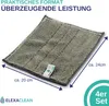 ELEXACLEAN Spültücher waschbar - Mikrofaser (Grau, 4er Set, Produktbild-Vorschau 4