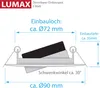 12x LED Einbaustrahler dimmbar Ultraflach 5 Watt Weiß Produktbild-Vorschau 5