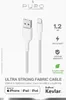 Kabel Przewód USB Puro Fabric Ultra Strong USB-A do Podgląd zdjęcia produktu 1