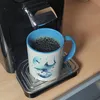 Haifisch im Wasser Kaffeebecher in hellblau Produktbild-Vorschau 7
