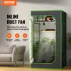 126W Inline-Kanalventilator Rauchabzug Produktbild-Vorschau 2