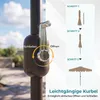Parasol COSTWAY 270 cm, parasol de jardin à 8 baleines, Voir les images du produit 7