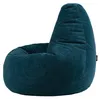 Icon Dalton Sitzsack Cord mit Füllung, Blaugrün Produktbild-Vorschau 5