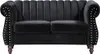 Chesterfield-Sofagarnitur - 3-Sitzer & 2-Sitzer - Samt - Produktbild-Vorschau 6