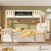 Flieks Etagenbett 90x200cm/140x200cm, Kinderbett Hausbett Produktbild-Vorschau 2