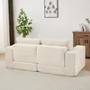 Corduroy-2-in-1-Schlafsofa,mit zwei Kissen, klassischen Produktbild-Vorschau 15