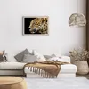 Gerahmtes Poster - Rahmen in heller Eiche - Tiere Leopard Produktbild-Vorschau 7