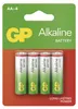 Alkalická baterie GP Alkaline AA (LR6), 4 ks Náhled obrázku produktu