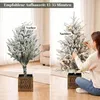 HOMCOM Tisch-Weihnachtsbaum 90 cm, beleuchtet, beschneit, Produktbild-Vorschau 7