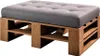 Lermowood Palettenmöbel Mp Hocker 100 x 60 x 40 cm Eiche | Produktbild-Vorschau 1