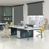 An office setting with desks, chairs, and windows. Produktbild-Vorschau
