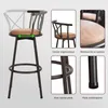 Meubles Cosy Set da 2 sgabelli da bar girevoli in stile Anteprima dell’immagine prodotto 3