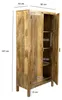 WOHNLING Armoire en bois massif de manguier naturel 187 cm Voir les images du produit 3