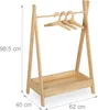 Relaxdays Kleiderständer Kinder, HBT 98,5 x 62 x 40 cm, 3 Produktbild-Vorschau 4