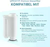 4 Wasserfilter-Kartuschen,  Patronen passend für Saeco Produktbild-Vorschau 3