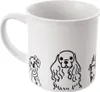 Tazza in Vetroceramica cani bianchi 500 ml Anteprima dell’immagine prodotto 3